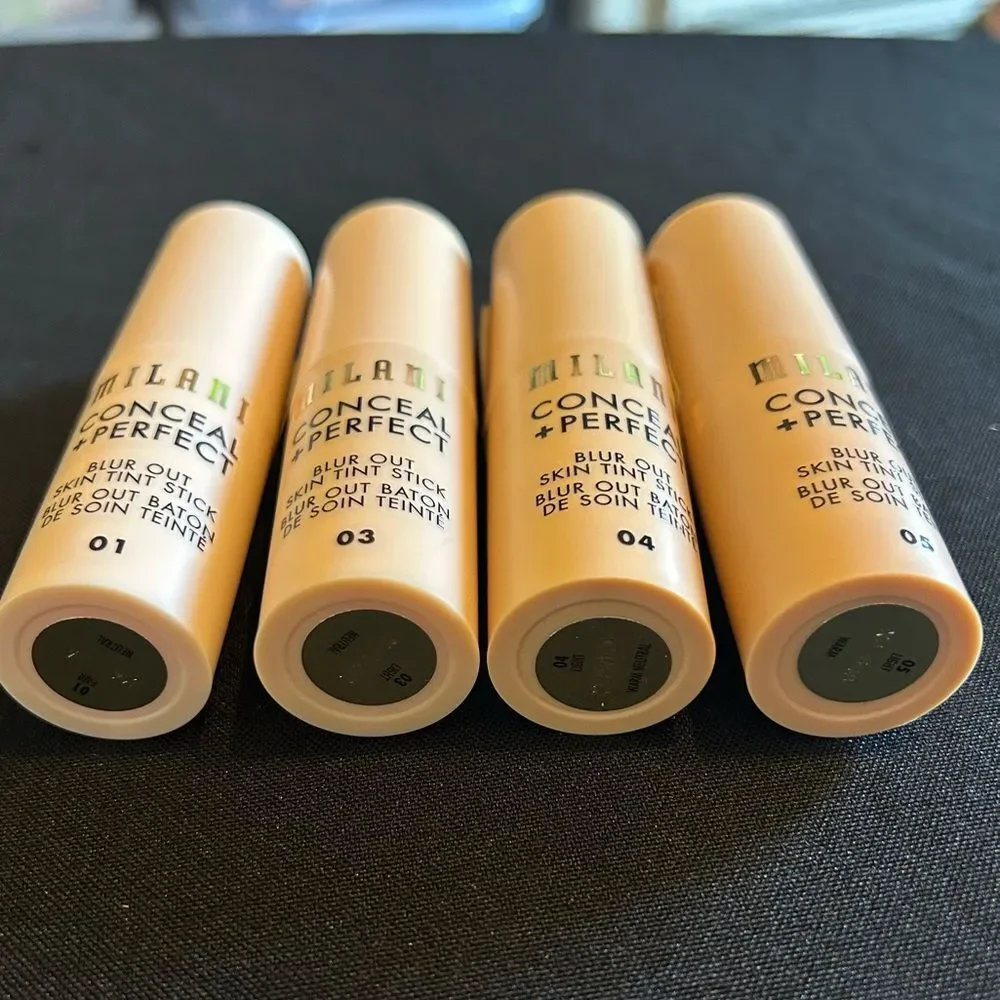 🦋 Milani Shade 5 Conceal + Perfect Skin Tint Stick Blur Out Tinted Moisturizer